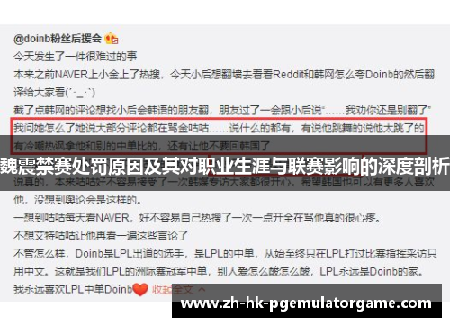 魏震禁赛处罚原因及其对职业生涯与联赛影响的深度剖析